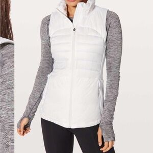 Lululemon Down For A Run Vest White 8